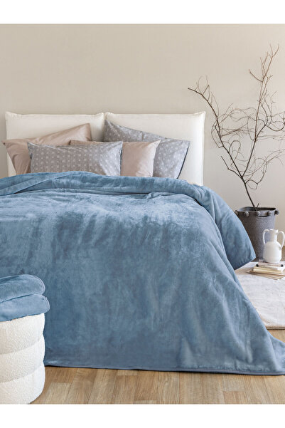 PALAMAIKI Κουβέρτα Βελουτέ 160x220 Dream Velour/3 Denim