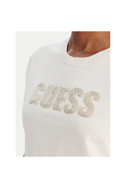 Guess Pulover de damă W6RR47Z2NQ2 Crem