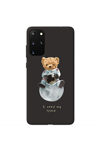 Other Samsung S20 Plus Bear in space Black Colored Silicone TPU Θήκη