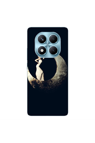 Other Xiaomi Redmi Note 14 Pro Woman in moon Transparent Silicone TPU Θήκη
