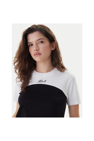 Karl Lagerfeld Γυναικείο T-shirt B1W17008 Μαύρο