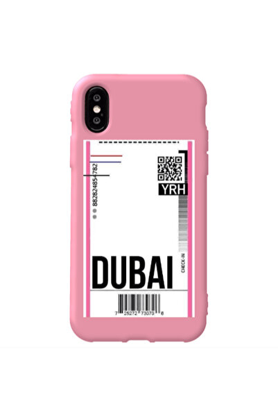 Other Apple iPhone Xs Max Dubai YRH Pink Colored Silicone TPU Θήκη