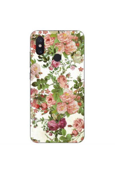 Other Xiaomi Mi A2 Lite Pink roses 2 Transparent Silicone TPU Θήκη