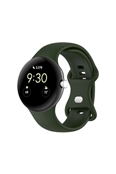 OEM Λουράκι Σιλικόνης Πράσινο (Google Pixel Watch 1 / 2 / 3 41mm)