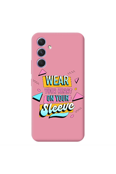 Other Samsung A26 Wear Your Heart Pink Colored Silicone TPU Θήκη