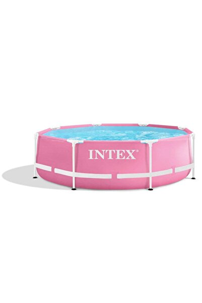 Intex Pink Metal Frame Above Ground Pool - 8ft x 30inch