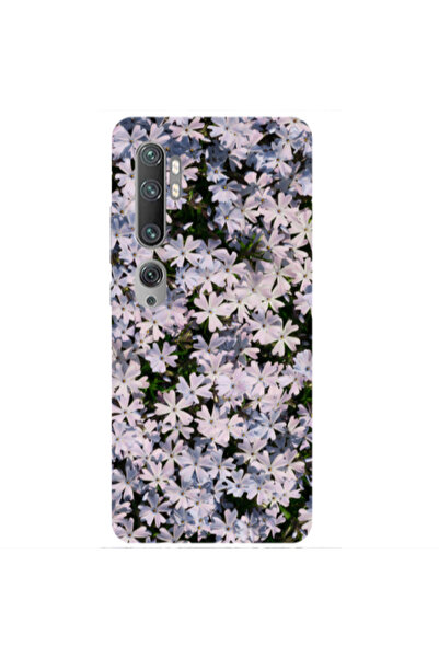 Other Xiaomi Mi Note 10 Pro Flowers white Transparent Silicone TPU Θήκη