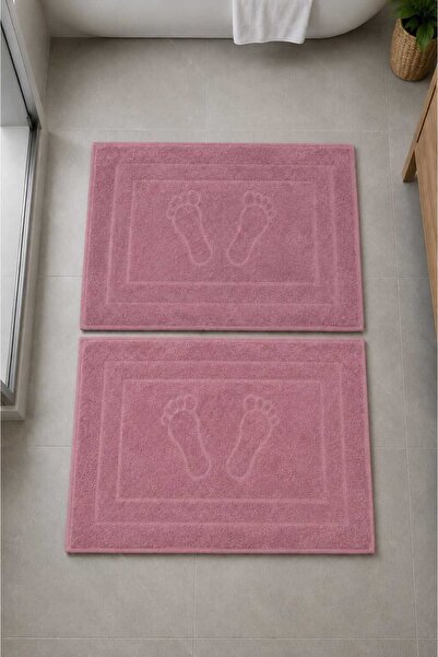 Mela Home 2-Piece Foot Towel-Foot Mat 50*70 cm 2 Pieces - Bathroom - Guest - ...