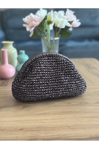 dyhandmade Kadın El Yapımı Örgü Clutch Çanta – Şık Abiye El Çantası