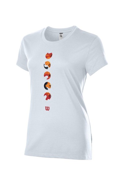 Wilson W TOKYO 2021 TECH TEE WRA811201-WH Λευκό S