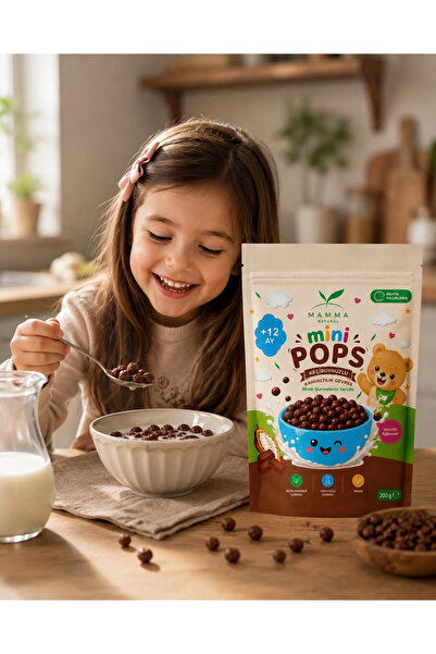 Mamma Emada Mamma Mini Pops Kahvaltılık Gevrek 200gr