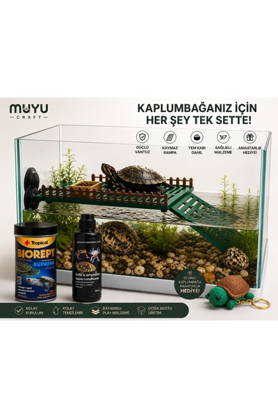 MUYU CRAFT Kaplumbağa Başlangıç Seti (: GEREKEN NE VARSA :)