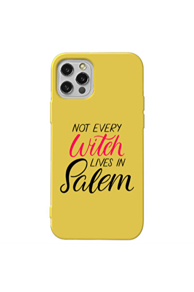 Other Apple iPhone 12 Pro Not every witch lives in salem Yellow Colored Silic...