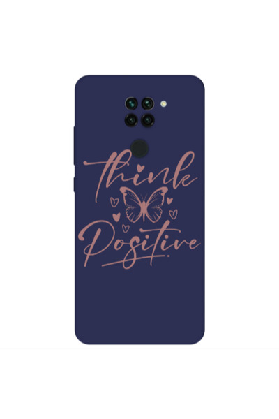 Other Xiaomi Redmi Note 9 Think Positive Dark blue Colored Silicone TPU Θήκη