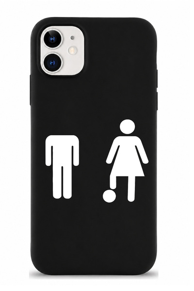 iPhone 11 Uyumlu Mood Art Serisi Desenli Lansman Kılıf Kadife İç Yüzeyli Soft Silikon