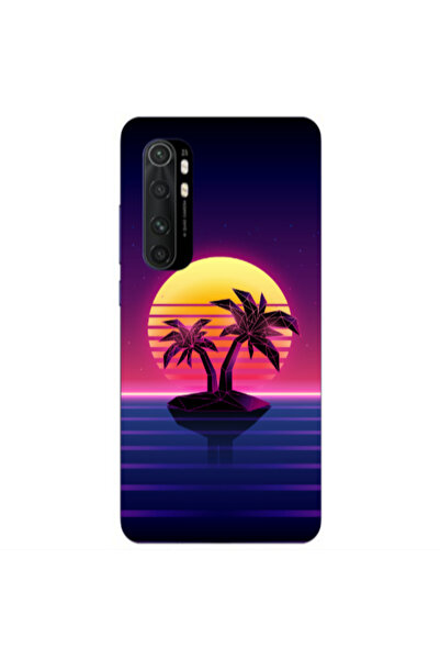 Other Xiaomi Mi Note 10 Lite Moon and Palmie Transparent Silicone TPU Θήκη
