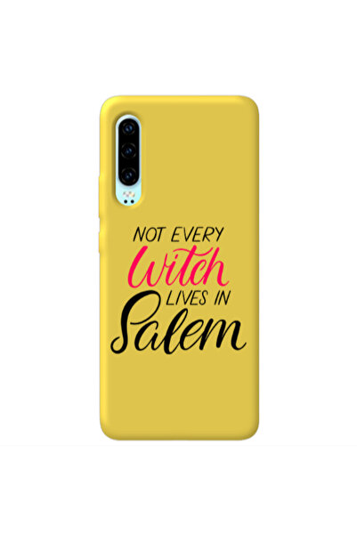Other Huawei P30 Not every witch lives in salem Yellow Colored Silicone TPU Θήκη