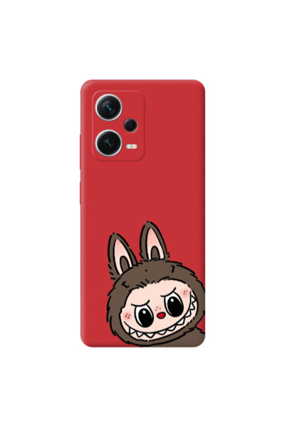 Other Xiaomi Poco X5 Labubu7 Red Colored Silicone TPU Θήκη