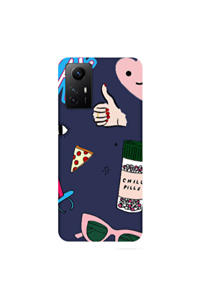 Other Xiaomi Redmi Note 12s Chill Dark blue Colored Silicone TPU Θήκη