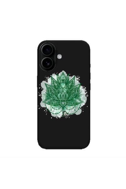 Other Apple Iphone 16 plus Witch leaf Black Colored Silicone TPU Θήκη