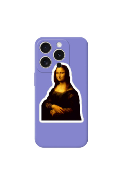 Other Apple iPhone 15 Pro Max Davinci Purple Colored Silicone TPU Θήκη