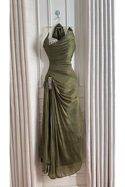 ZAYNAFASHIONSA High-End Chiffon Fabric Evening Gown Evening Dresses Shiny Eve...