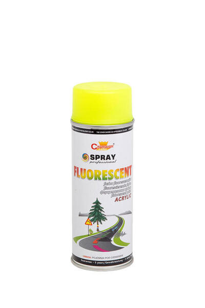OEM Σπρέι Βόπσεα Φωσφορίζον 400ml Κίτρινο Χρώμα Champion