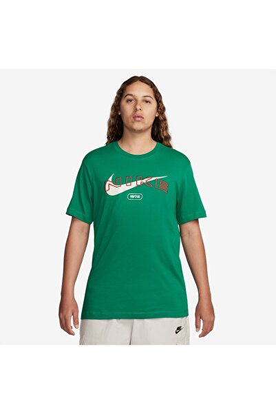 Nike M NSW TEE CLUB SSNL HBR FV5711-365 Πράσινο S