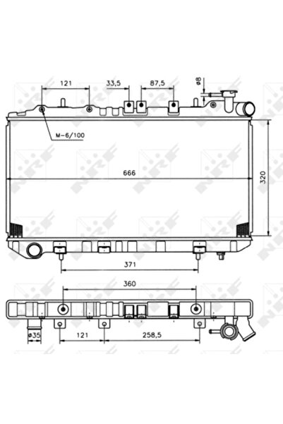 NRF Radiator Racire Motor NISSAN SUNNY 3