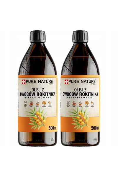 CHOSA Ulei De Catina, 2x 0.5l, Pentru Ten, Pentru Corp, Presat La Rece Nerafi...