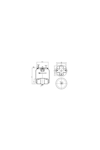 FEBI BILSTEIN Perna de Aer Fata (diametru: 228/316mm) Volvo Fh Fh Ii Fh Iii F...