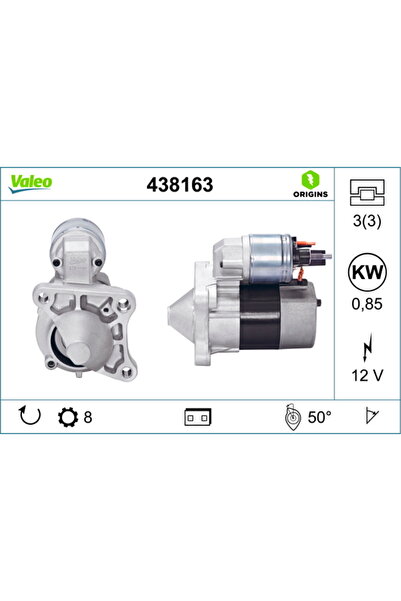 VALEO Electromotor (12v 0 85kw Nouă cu Garanție) Dacia Dokker Duster Lodgy Lo...