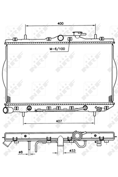 NRF Radiator Racire Motor HYUNDAI ACCENT 1