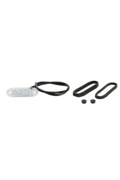 WAS Lampa Gabarit Dreapta/Stanga Forma: Oval Alb Led Negru in Relief Lungime ...