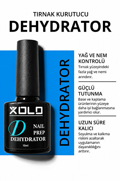 xolo Dehydrator Yağ ve Nem Alma Tırnak Kurutucu 10 ml