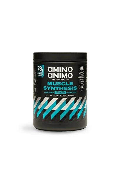 Amino animo Αμινο-οργανική Πρωτεΐνη για Σύνθεση Μυών Σπιρουλίνα Βανίλια 500γρ