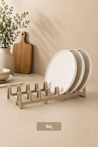 Mutfak Köşesi 7-Compartment In-Cabinet Pot Lid and Plate Organizer, Drying Ra...