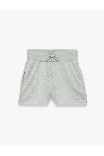 Koton High Waist Comfortable Fit Sports Shorts