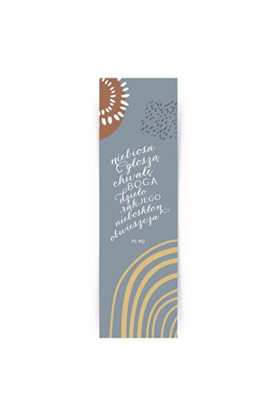 Szaron Semn de carte 2023, marcaj cu text biblic, 18 x 5 cm, multicolor, 1 buc