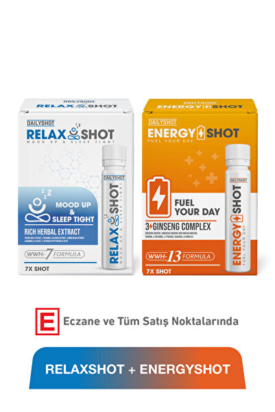 DAILYSHOT RelaxShot 7 Shot & Energy 7 Shot