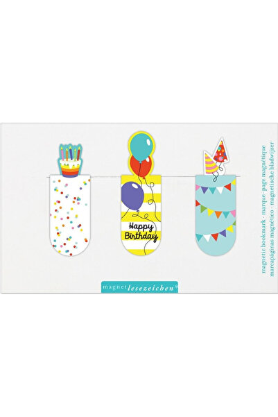 Moses Set 3 semne magnetice multicolor 14x9cm Urodziny