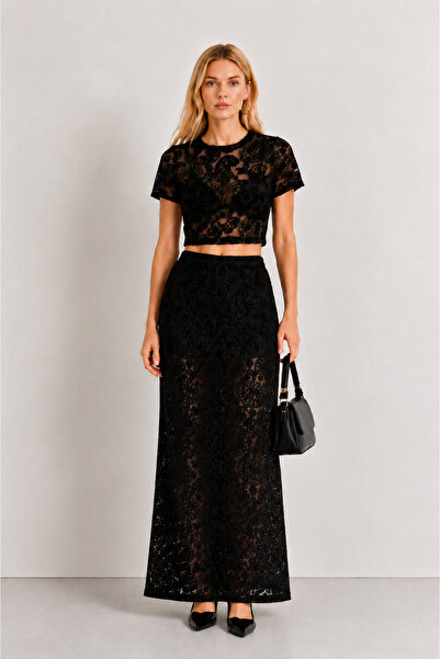 FARBE ER FASHION Lora Lace Skirt Set