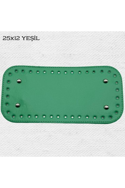 Oxford İplik Stitched Rivet Bag Base 25X12 Green