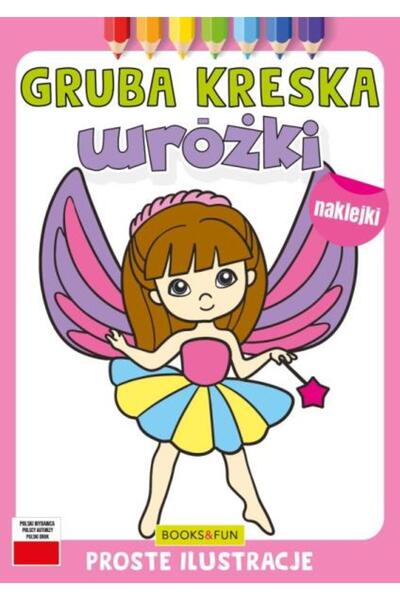 OEM Carte de colorat cu Zane cu contur gros. Carti si