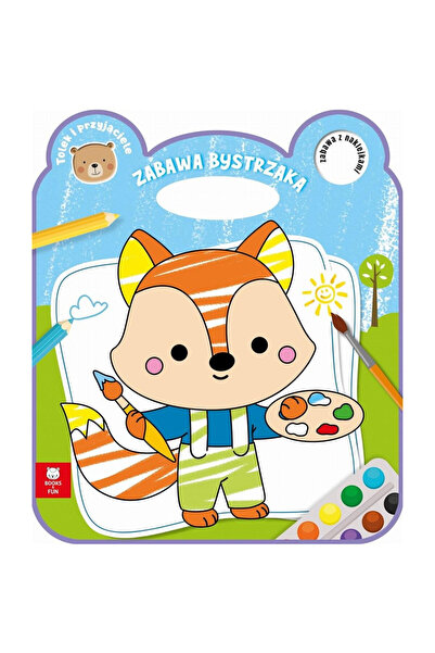 OEM Carte de colorat Books And Fun Lisek Zabawa Bystrzaka, cu autocolante, 16...
