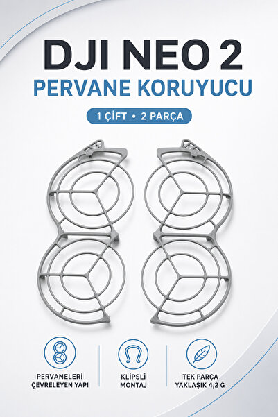 DJI Neo 2 Pervane Koruyucu 1 Çift – Klipsli Drone Pervane Koruma Aparatı