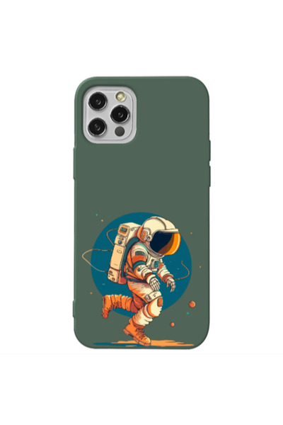 Other Apple iPhone 13 Pro Run Space Dark Green Colored Silicone TPU Θήκη