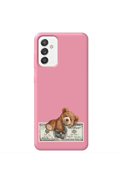 Other Samsung M13 Money Style Pink Colored Silicone TPU Θήκη