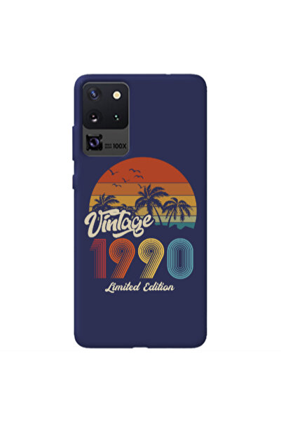Other Samsung S20 Ultra Vintage Dark blue Colored Silicone TPU Θήκη