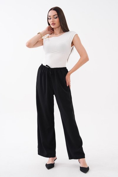 ŞİMAL Women's Wide Leg Tencel Trousers 260633 -